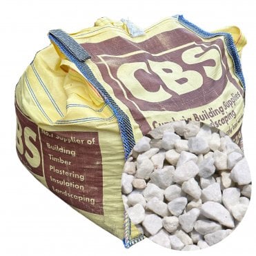 CBS 1/2 DUMPY BAG POLAR WHITE 20MM CHIPPINGS