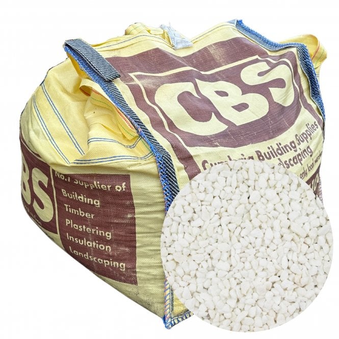 1/2 DUMPY BAG POLAR WHITE 8-11MM CHIPPINGS