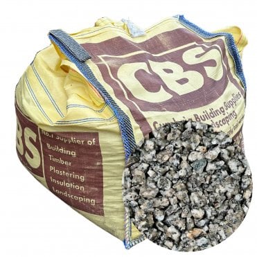 1/2 DUMPY BAG SILVER GRANITE 14MM CHIPPINGS