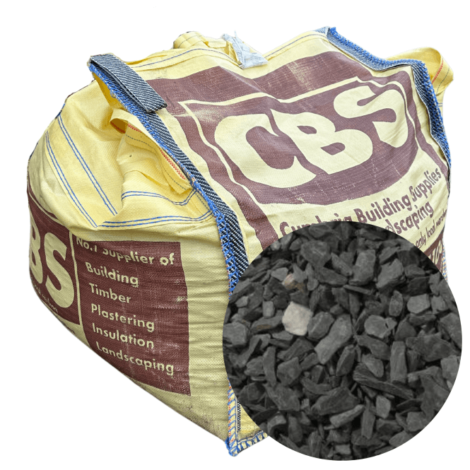 1/2 DUMPY GRAPHITE GREY SLATE 20MM CHIPPINGS