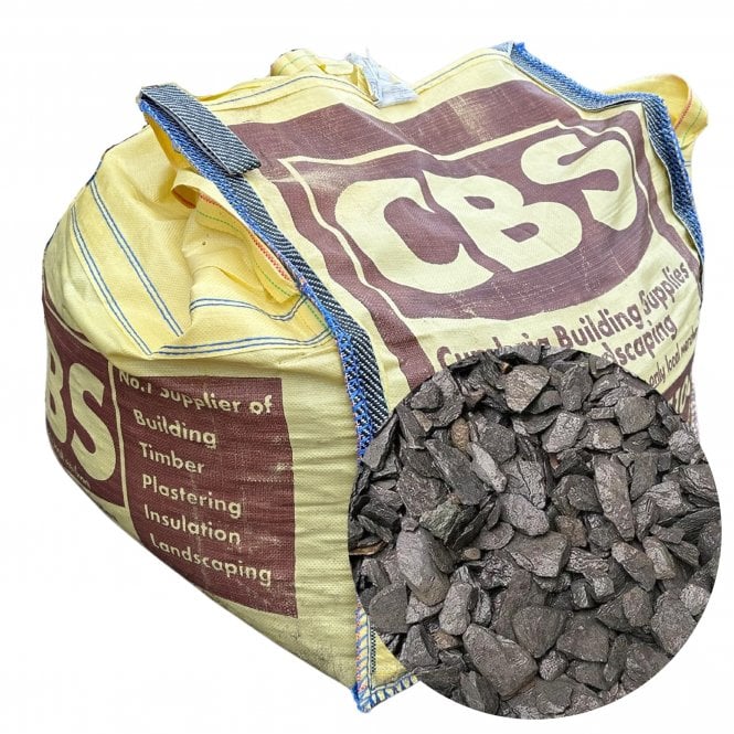 1/2 DUMPY GRAPHITE GREY SLATE 40MM CHIPPINGS