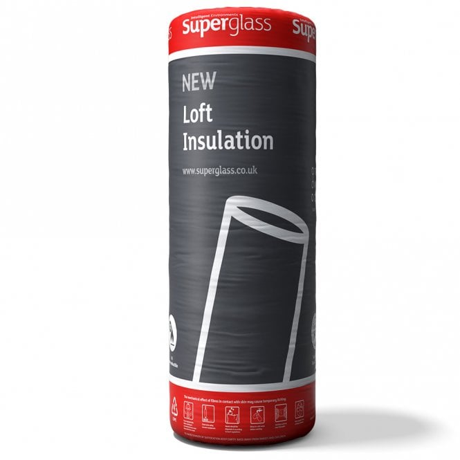 100MM SUPERGLASS LOFT INSULATION - 12.12m2 PER ROLL