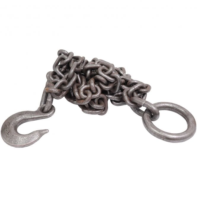 12mm Towing Chain with Hook & Ring 344-012T012SC 3.6M Tub