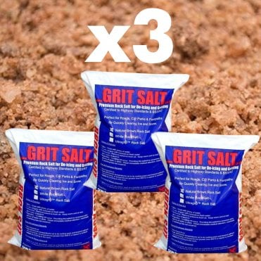 3 X BAG OF ROCK SALT DEAL