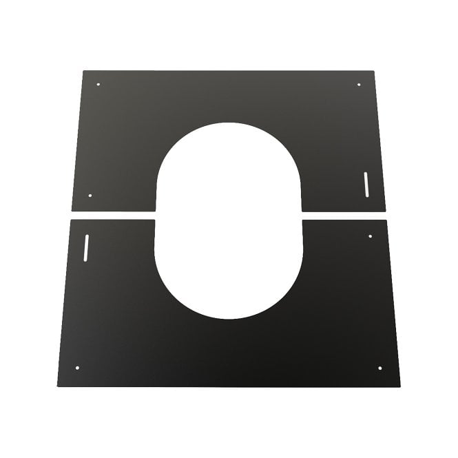 58-125-096 2 PCE SQ FINISH PLATE 0-30 DEG 125mm DIAM BLACK