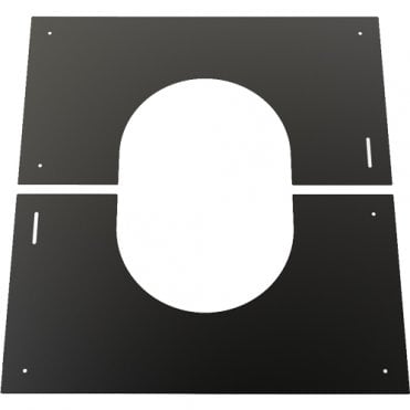 58-125-096 2 PCE SQ FINISH PLATE 0-30 DEG 125mm DIAM BLACK