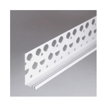 ANGLE BEAD - PVC 15mm Plaster Stop 2.5m