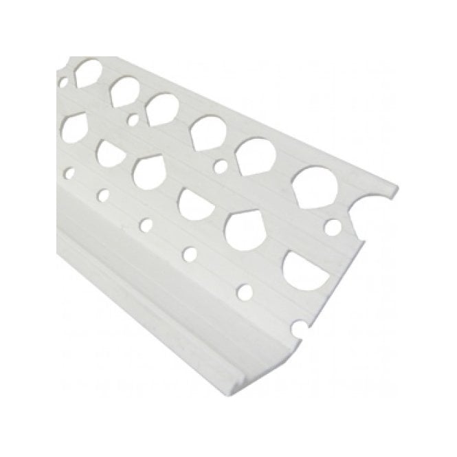 ANGLE BEAD - PVC 20mm Bellcast (External Render Stop) 3.0m