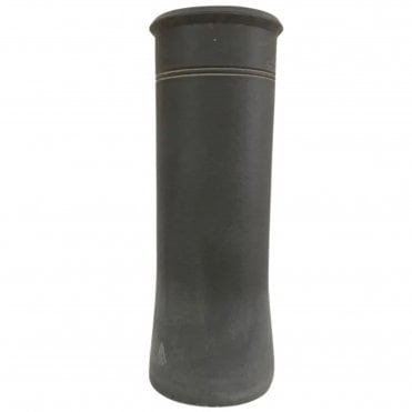 BLACK 30"/750mm chimney pot CANNON HEAD