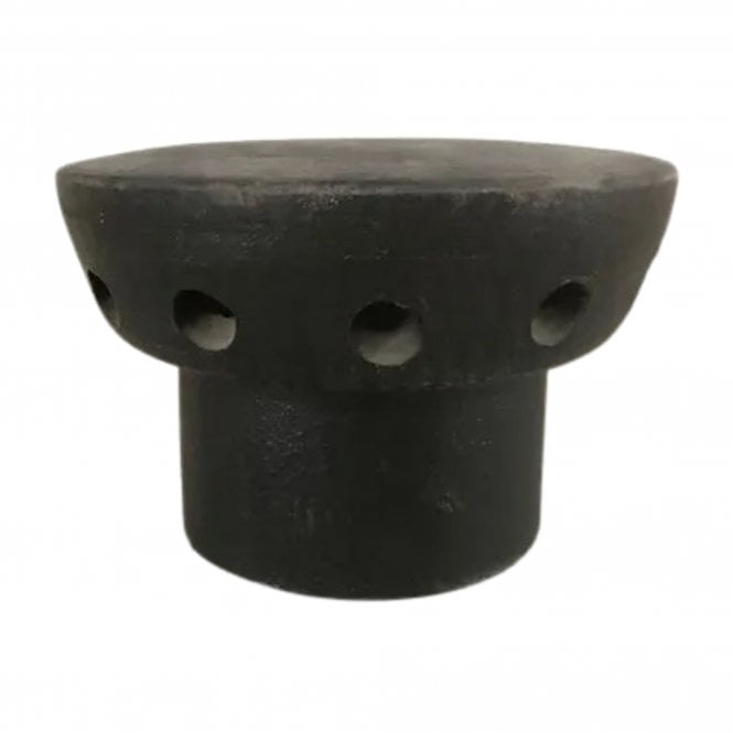 BLACK clay flue vent/elephants foot
