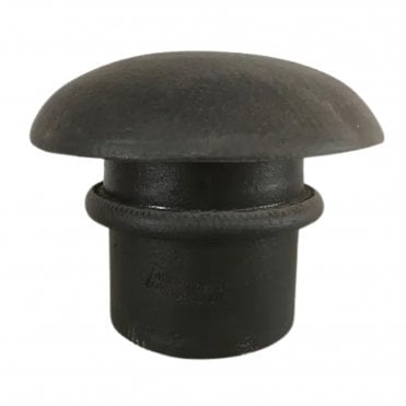 BLACK clay mushroom hood