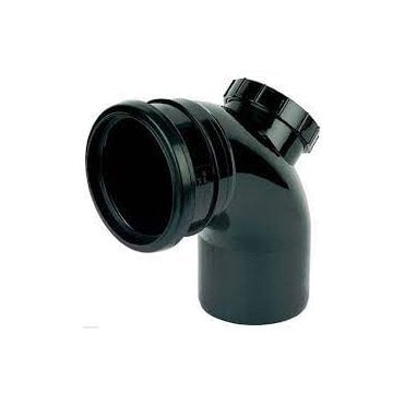 BLACK SOIL 110MM 90° ACCESS BRANCH - FLOSP169B