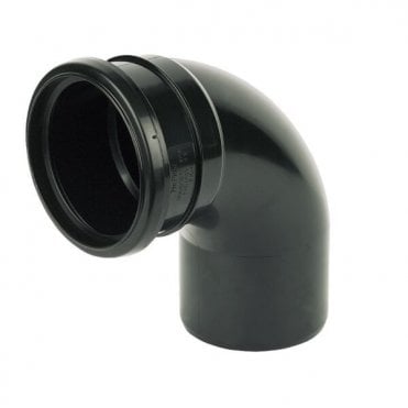 BLACK SOIL 110MM 90° BEND - FLOSP161B
