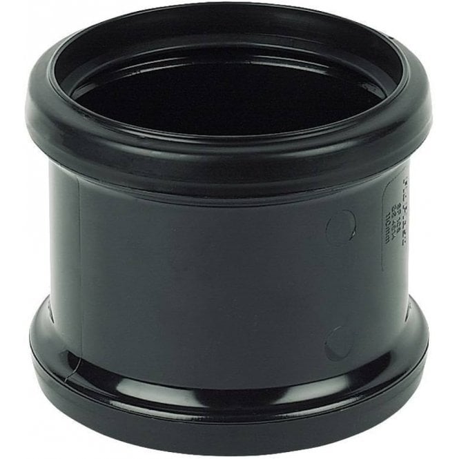 BLACK SOIL 110MM COUPLING - FLOSP105B