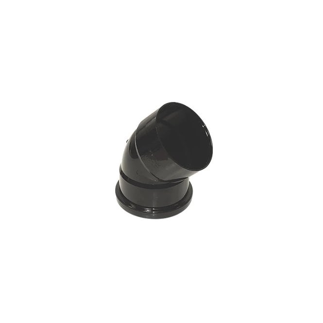BLACK SOIL 110MM OFFSET BEND 45° - FLOSP440B
