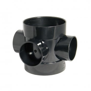 CBS BLACK SOIL 110MM SHORT BOSS PIPE - FLOSP583B