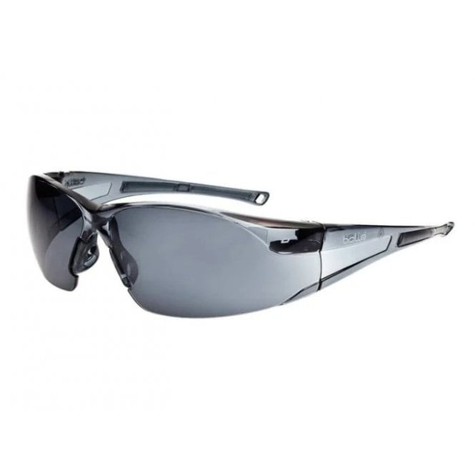 BOLLE SAFETY GLASSES RUSH SMOKE BOLRUSHPSF