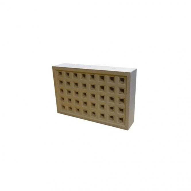 BUFF 9x6 SQ HOLED airbrick