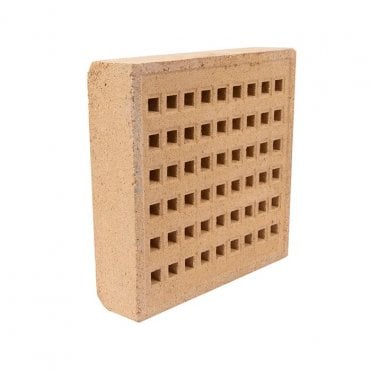 BUFF 9x9 SQ HOLED airbrick