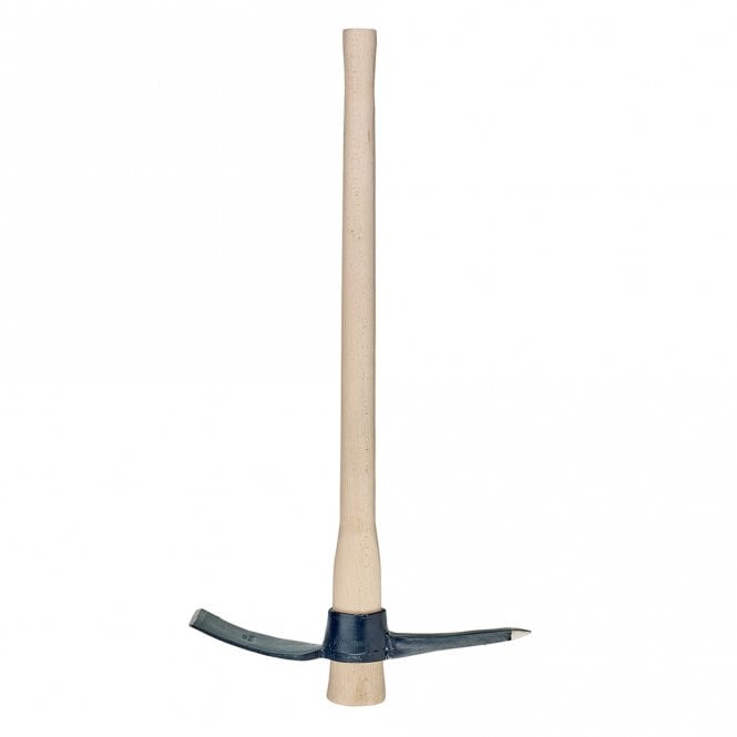 BULLDOG 5lb Pick End Mattock with Wood Handle PM5SET