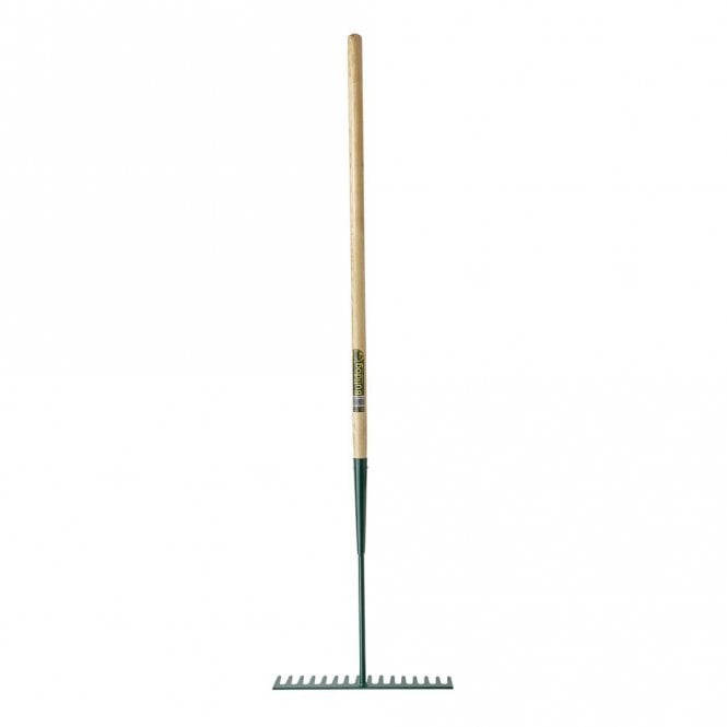 BULLDOG Asphalt Rake, 48” Plain Ash Handle BARW
