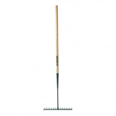 BULLDOG Asphalt Rake, 48” Plain Ash Handle BARW