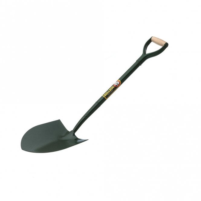 BULLDOG No 2 Round Mouth Shovel, All Metal 5RM2AM