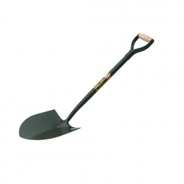 BULLDOG No 2 Round Mouth Shovel, All Metal 5RM2AM