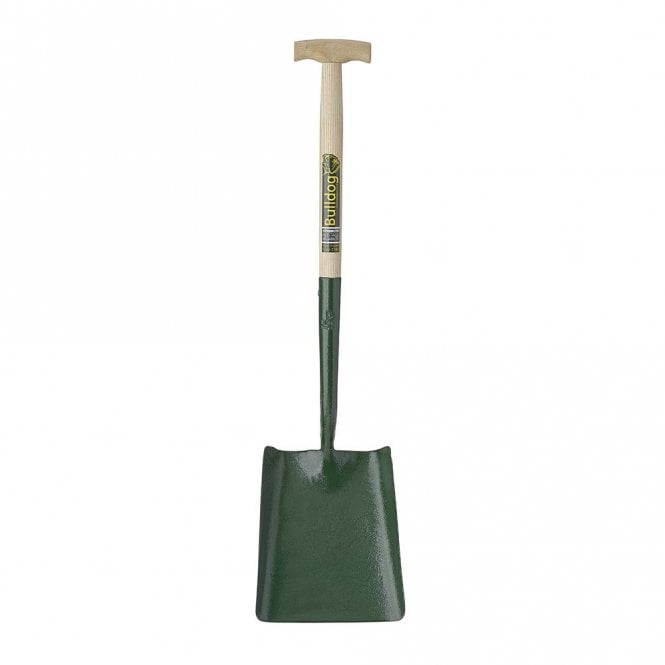 BULLDOG No 2 Square Mouth Shovel, Ash T Handle 5SM2T
