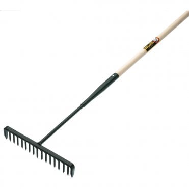 BULLDOG Tarmac Rake, 48” Plain Ash Handle BTRW