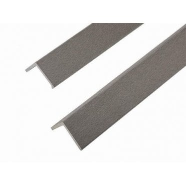 COMPOSITE CLADDING/DECKING CORNER TRIM 3.6M -SILVER GREY