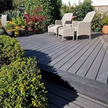 COMPOSITE DECKING TALASEY 3.6M LENGTH - MID GREY