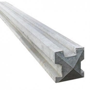 concrete fence post 5ft 9" 3-WAY