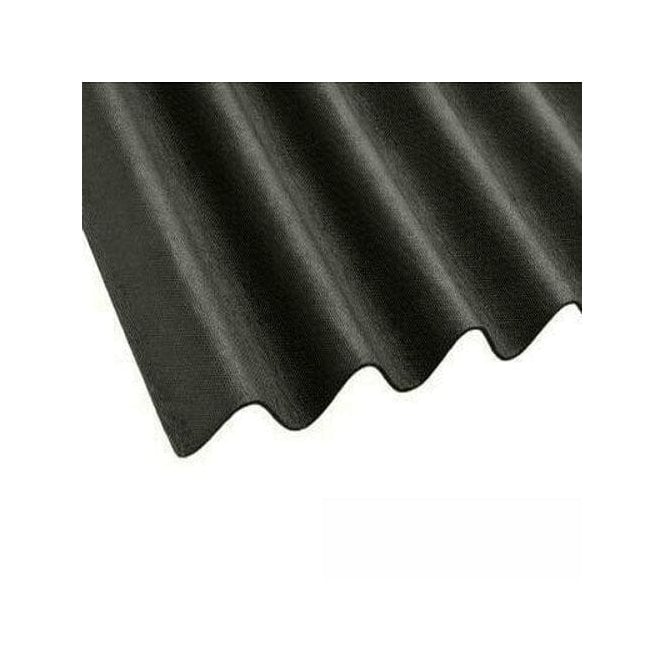 COROLINE BLACK ROOFING SHEET 2mm x 2M x 900mm