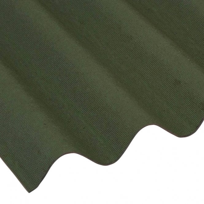 COROLINE GREEN ROOFING SHEET 2mm x 2M x 900mm