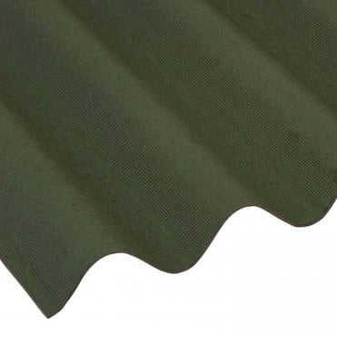 COROLINE GREEN ROOFING SHEET 2mm x 2M x 900mm