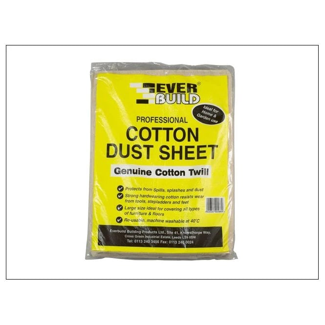 COTTON DUST SHEETS 12' X 9'