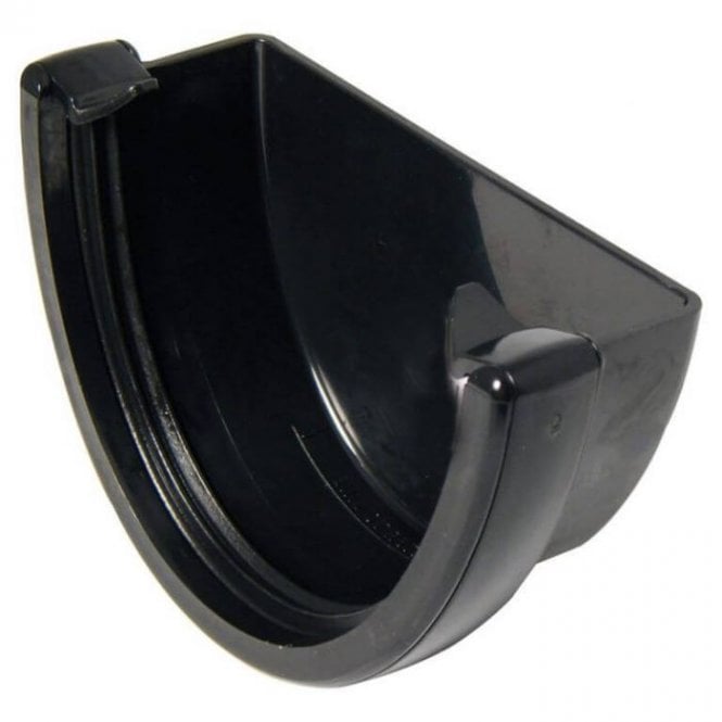 DEEP FLOW GUTTERING 115MM EXT STOP END - ETREH1B