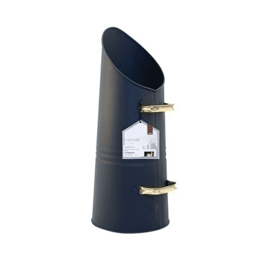 DEVILLE COAL HOD BLACK/BRASS 22" X 7"