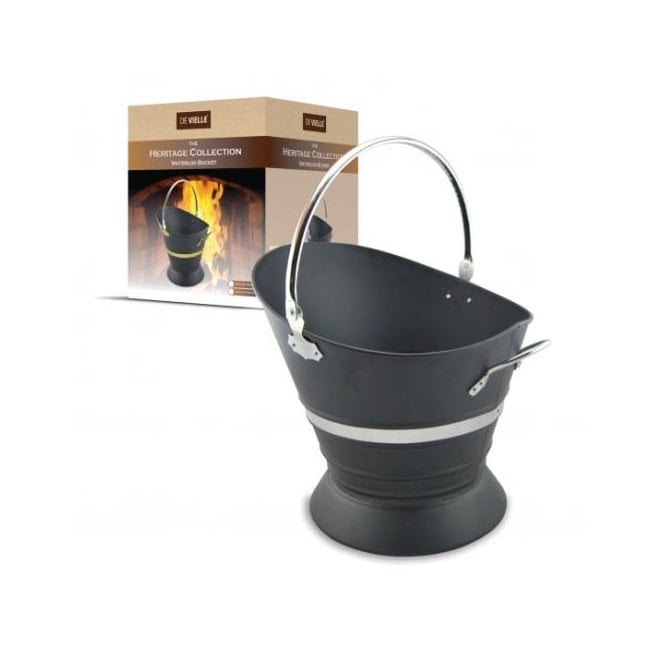 DEVILLE HERITAGE WATERLOO COAL BUCKET BLACK/S.STEEL 15