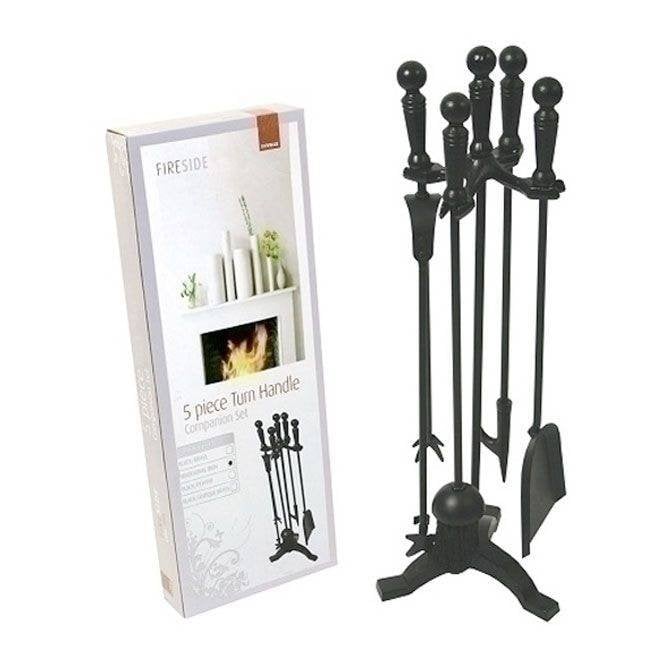 DEVILLE TURN HANDLE COMPANION SET BLACK/PEWTER  GUD035738