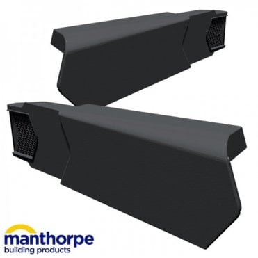 DRY VERGE LEFT HAND BLACK - GDV-LH-BL