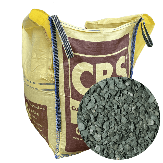 DUMPY BAG GREEN SLATE 20MM CHIPPINGS