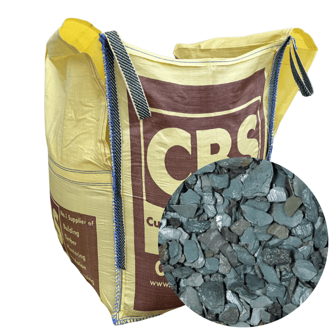 DUMPY BAG GREEN SLATE 40MM CHIPPINGS