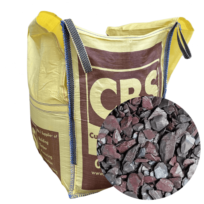DUMPY BAG PLUM SLATE 40MM CHIPPINGS
