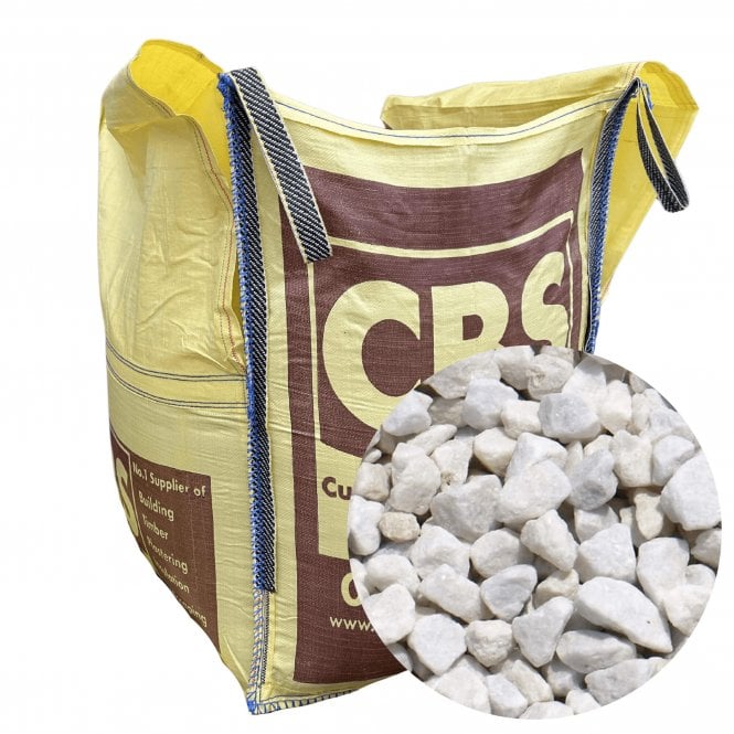 DUMPY BAG POLAR WHITE 20MM CHIPPINGS