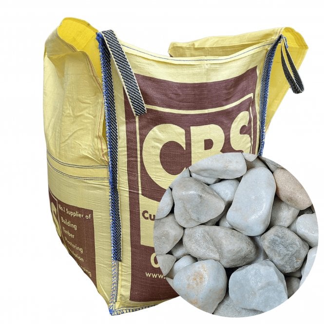 DUMPY BAG POLAR WHITE PEBBLES 20-40MM