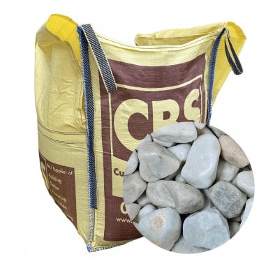 DUMPY BAG POLAR WHITE PEBBLES 20-40MM