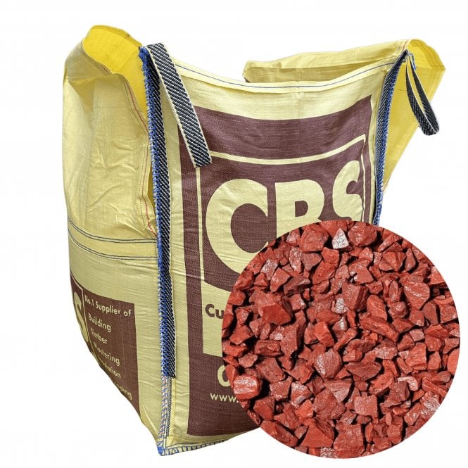 DUMPY BAG RED GRANITE 14MM CHIPPINGS
