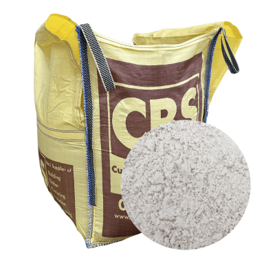 DUMPY WHITE RENDERING SAND - MAY CONTAIN LIGNITE